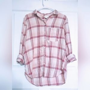🌺H&M Long Sleeved Button Up top Women's size Large